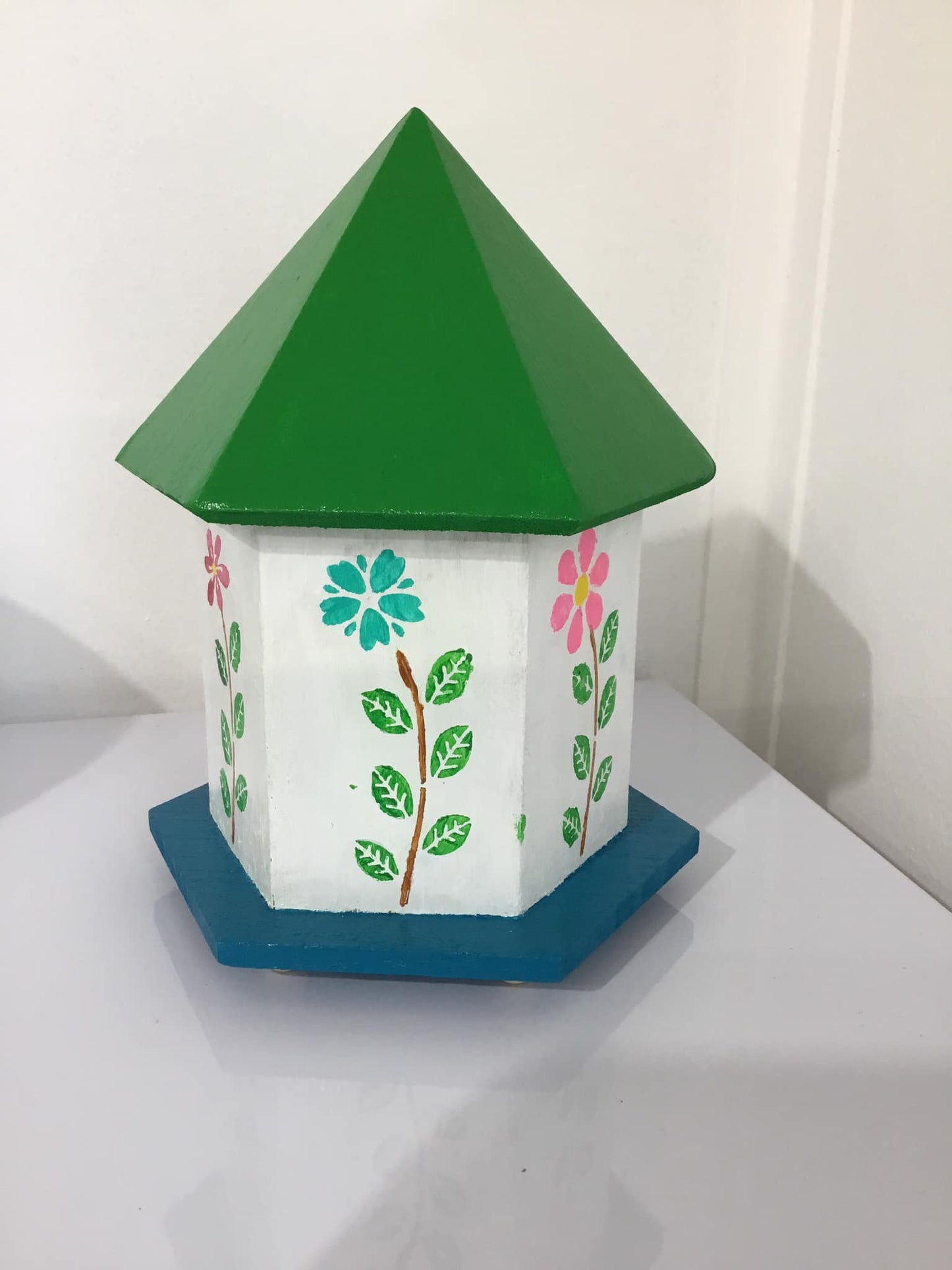 Hand-Painted Gazebo Birdhouse