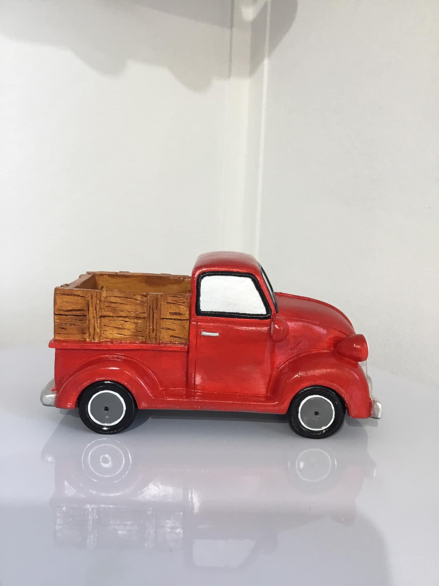 Red Truck Planter Decor