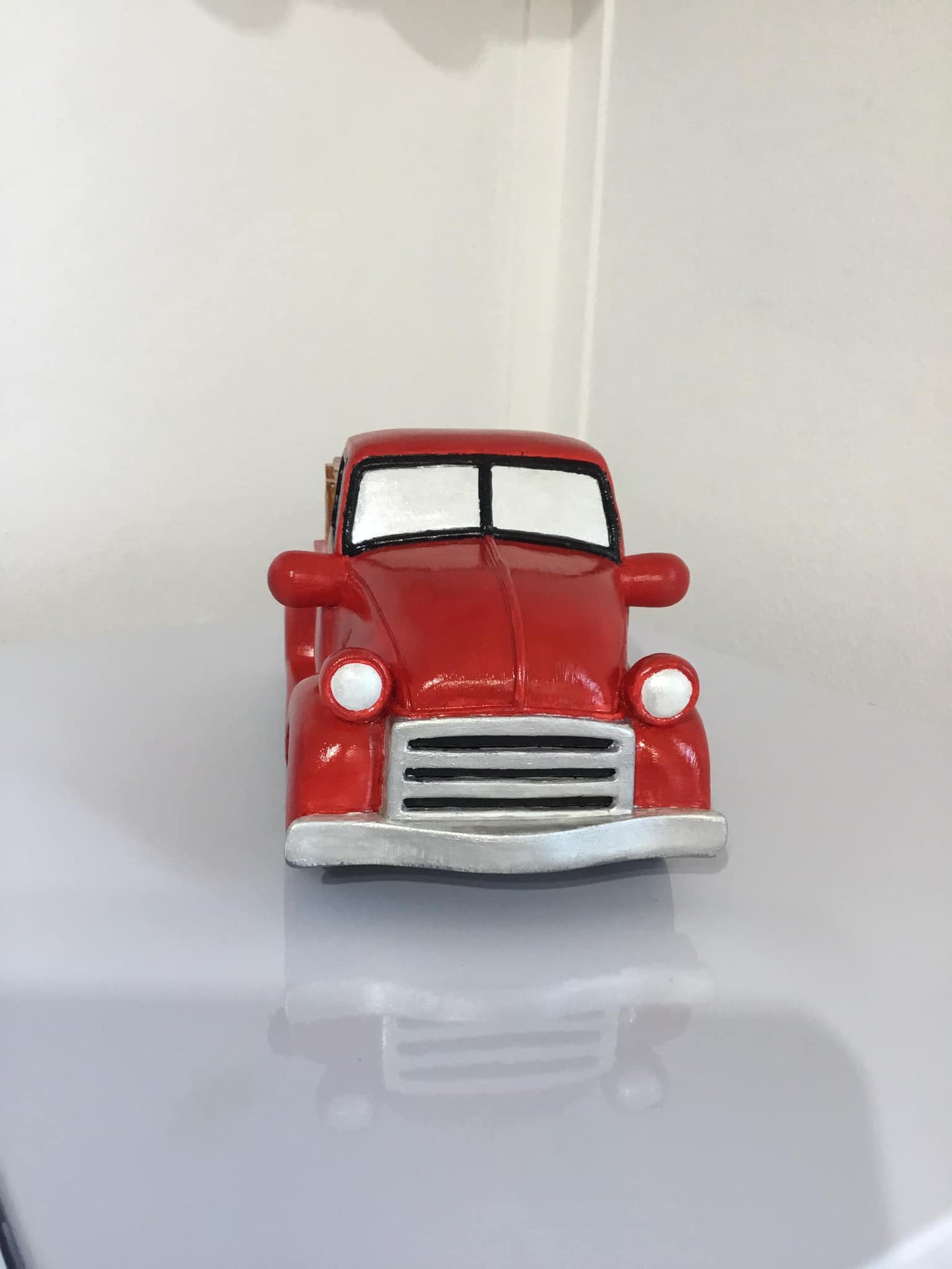 Red Truck Planter Decor