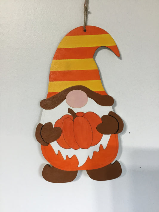 Fall Gnome Wood Hanging Decor