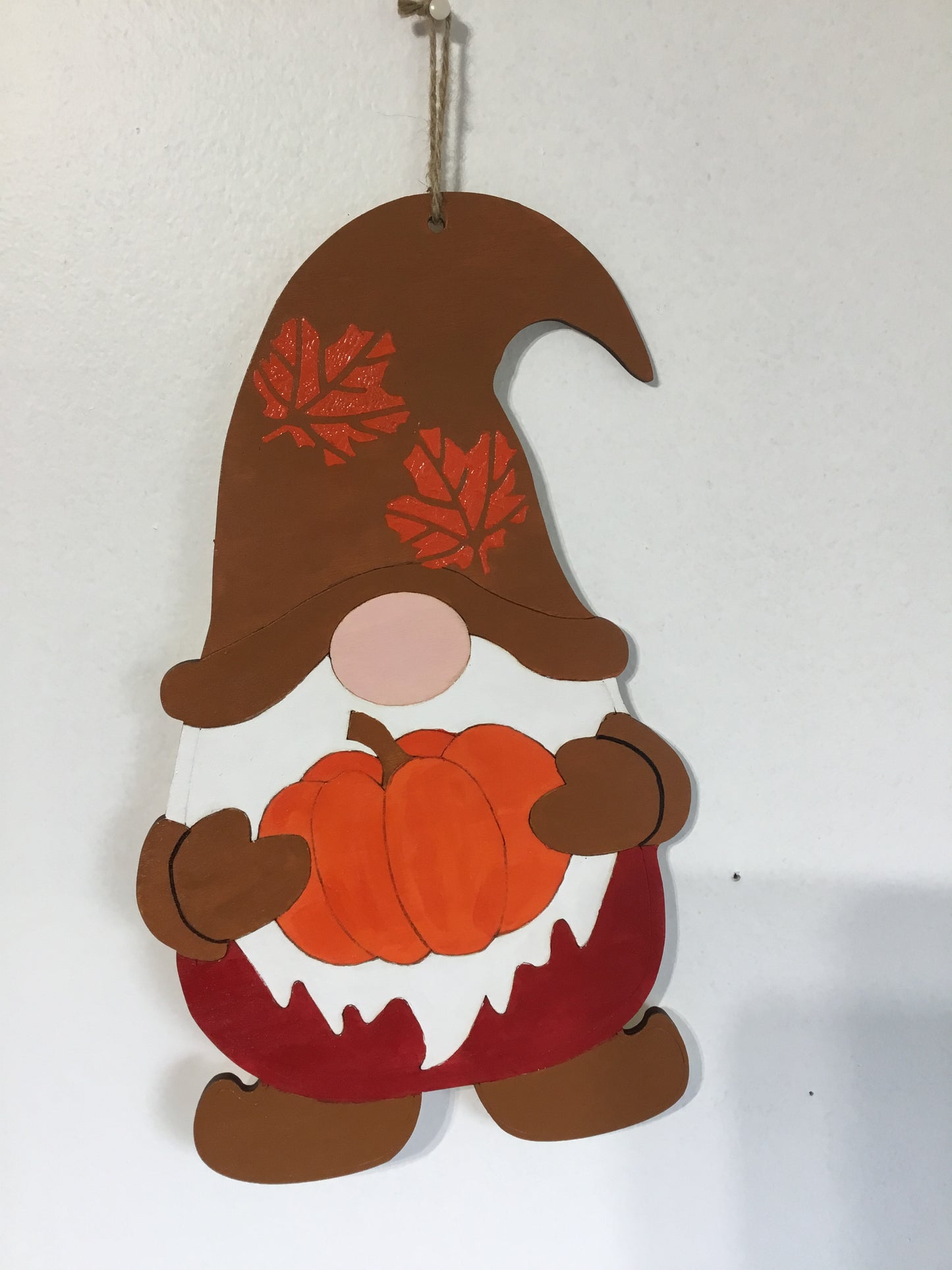 Fall Gnome Wood Hanging Decor