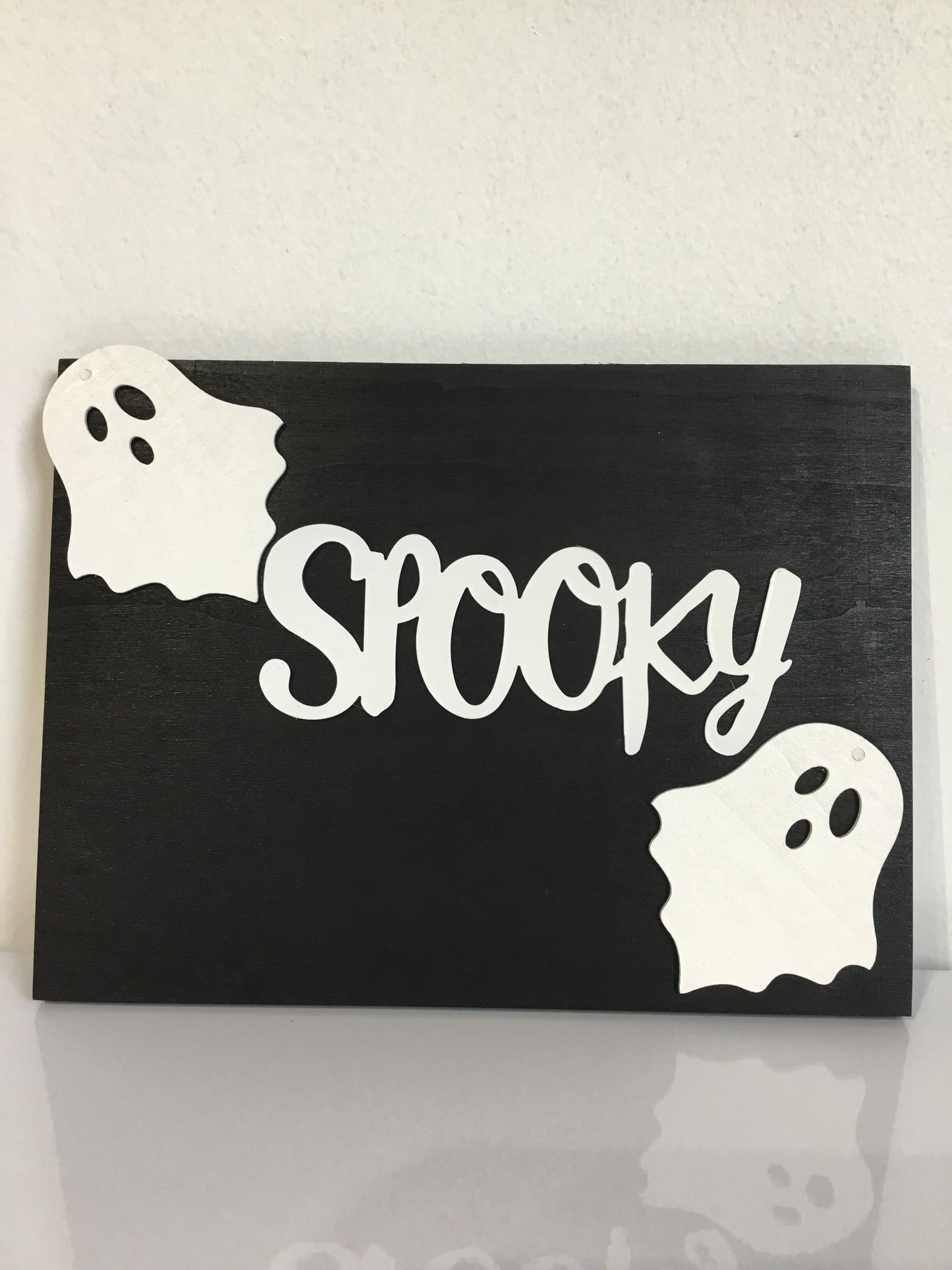 Spooky Wood Sign