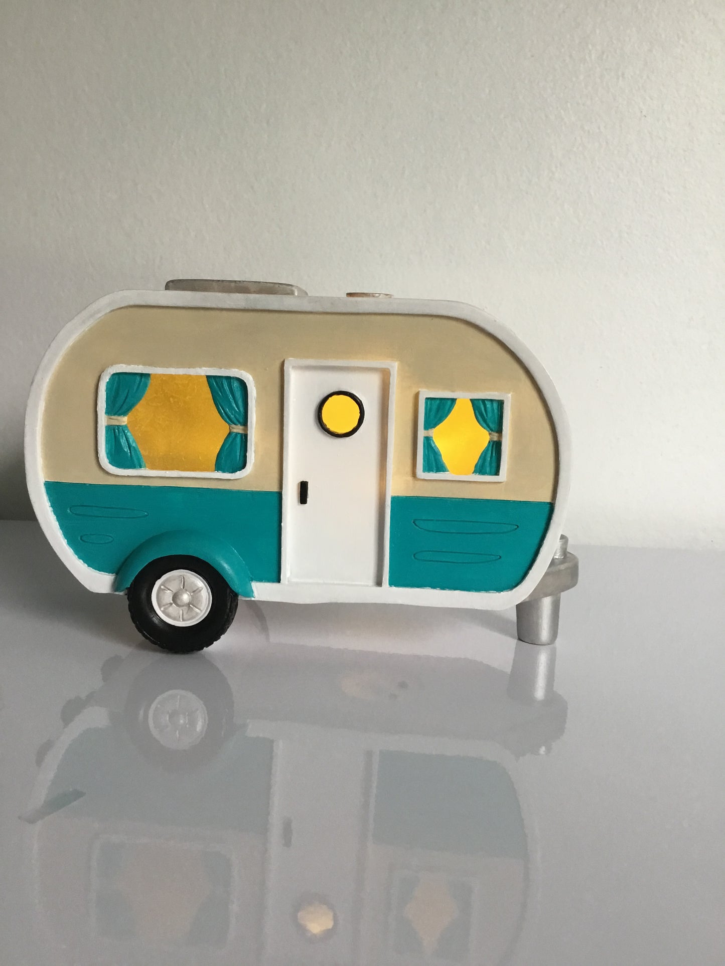 Teal LED Camper