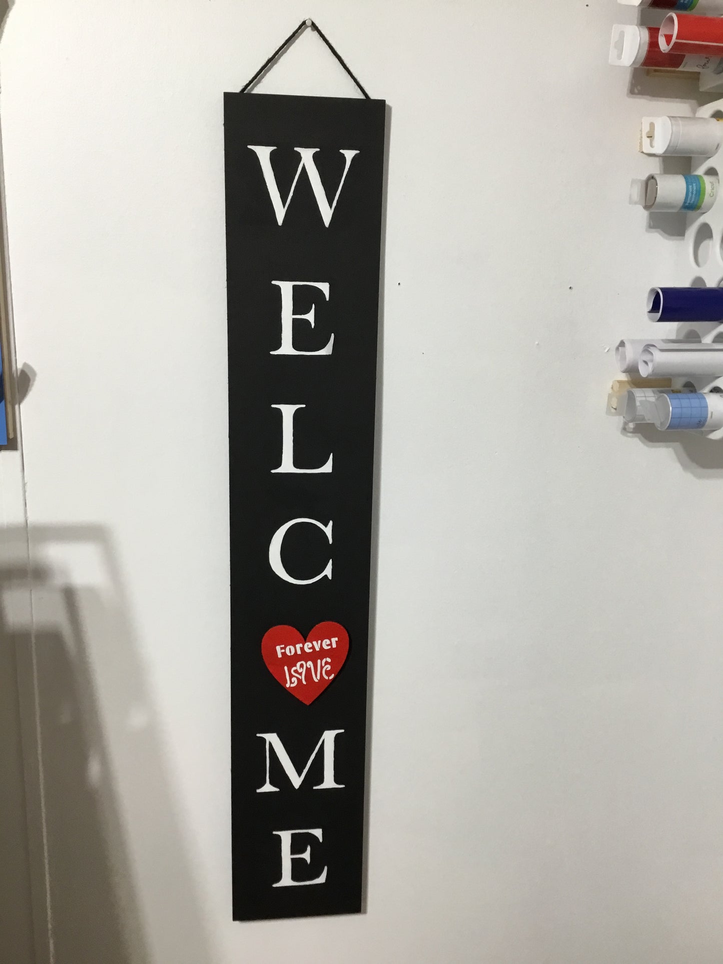 Interchangeable Welcome Sign