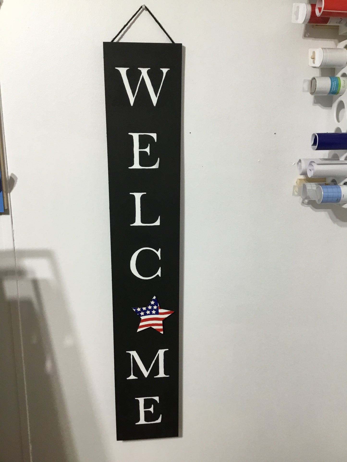 Interchangeable Welcome Sign