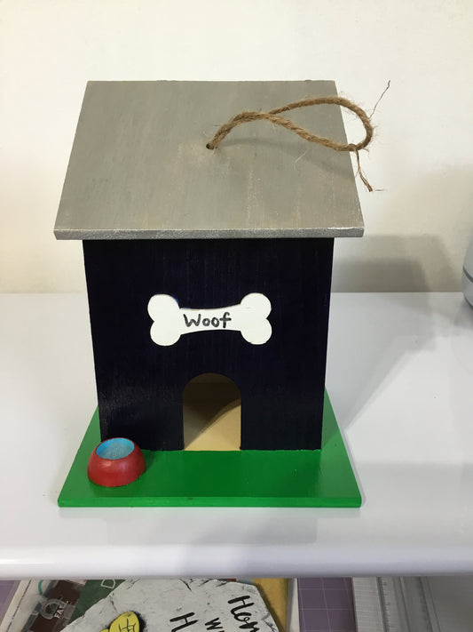 Woof Doghouse Birdhouse